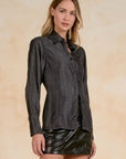 COLLARED BUTTONDOWN SHIRT
