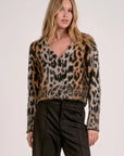 BROWN CHEETAH CARDIGAN