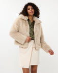 ESQUALO FAUX FUR JACKET