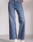 DENIM PANT W/TRACK STRIPE DETAIL