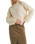 REYNA STICH DETAIL SWEATER