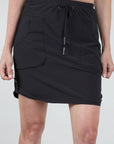 BLACK JETT SKORT