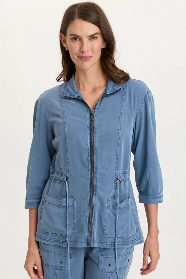 XCVI BLUE JAMESON JACKET