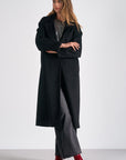 OVERSIZED BLACK COAT