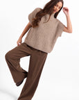 TAUPE GRANGER TURTLENECK SWEATER VEST