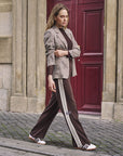 ESQUALO MODAL TROUSER W/SIDE TAPE DETAIL