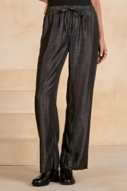 BLACK WASH DRAWSTRING PANT