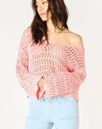 DEX PINK WASHED SWEATER
