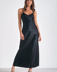 ELAN BLACK MAXI DRESS