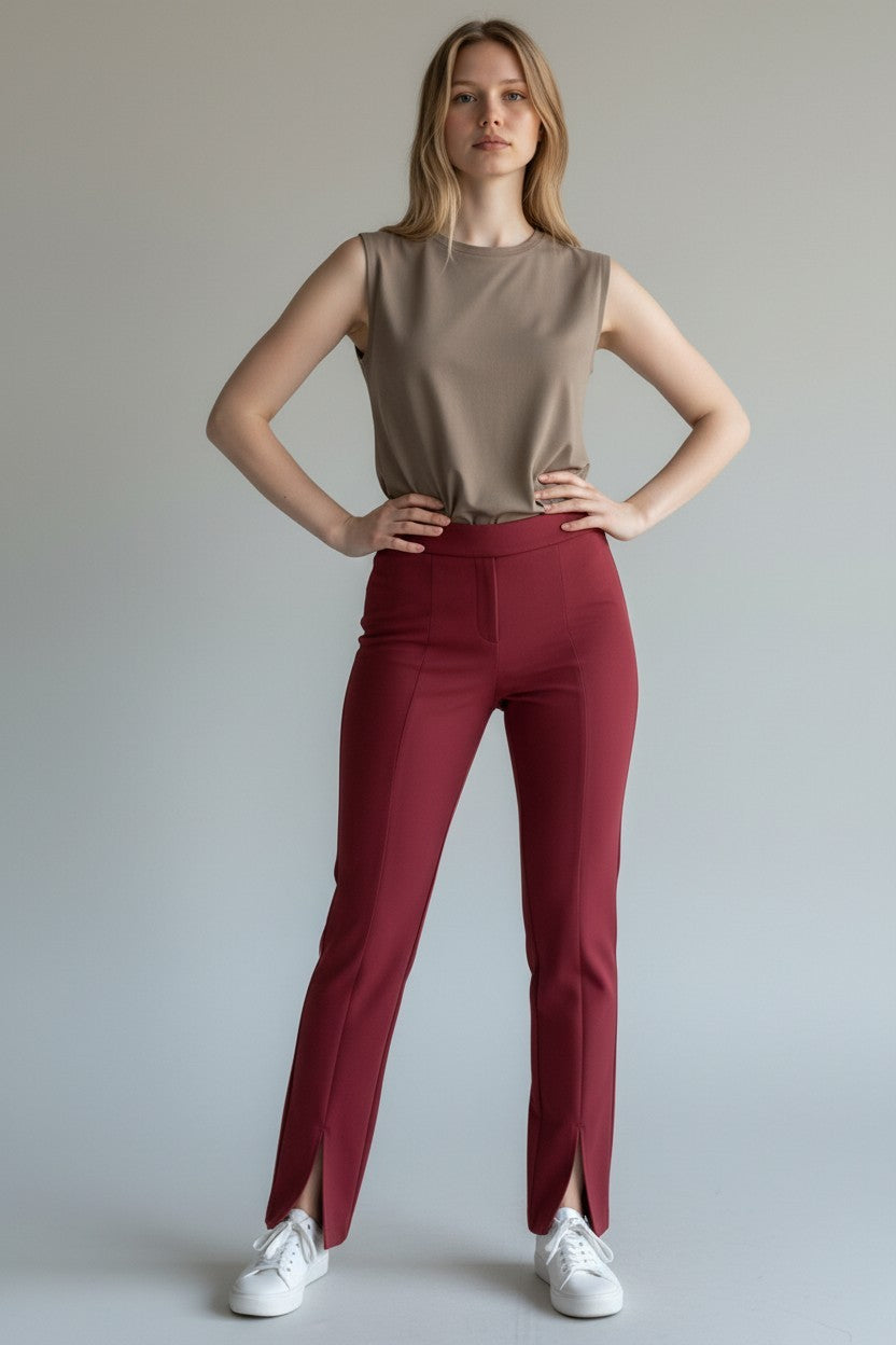 ILTM BLAKE CABERNET SLIT PANT