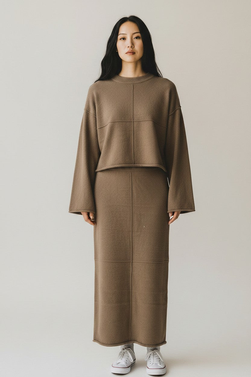BLYTHE TOP/MOCHA