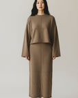 BLYTHE SKIRT/MOCHA