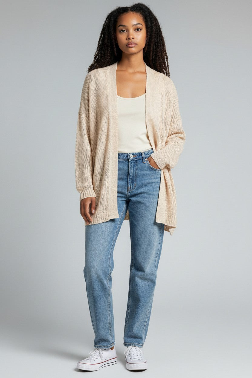 CAMEL ROCK &amp; LOVE CARDIGAN