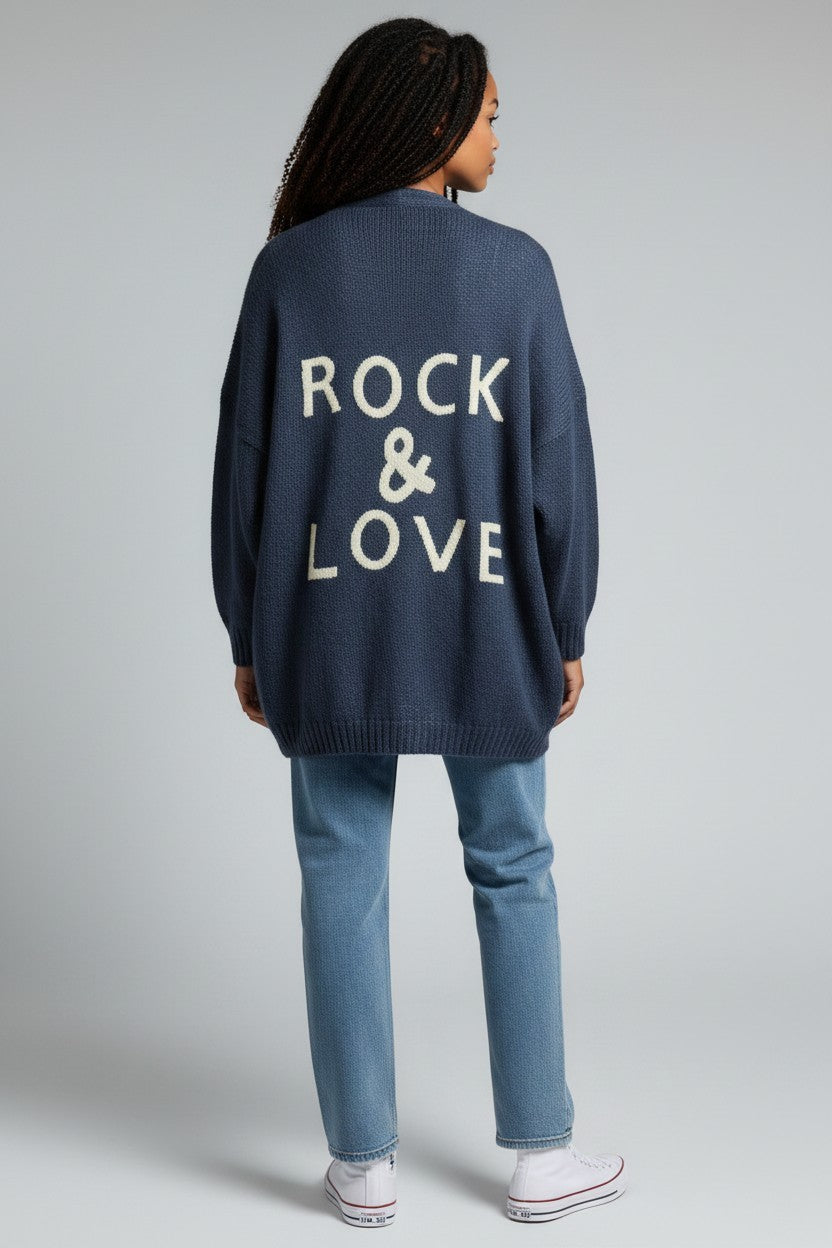 BLUE ROCK &amp; LOVE CARDIGAN