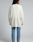 CREAM ROCK & LOVE CARDIGAN