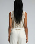 SLEEVELESS KNIT REVESIBLE TOP