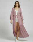 MAUVE COVERUP/KIMONO