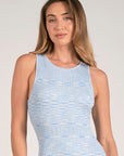 BLUE TWIST MAXI DRESS