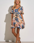 FLORAL MIDI DRESS