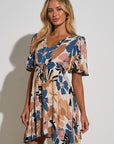 FLORAL MIDI DRESS
