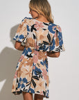 FLORAL MIDI DRESS