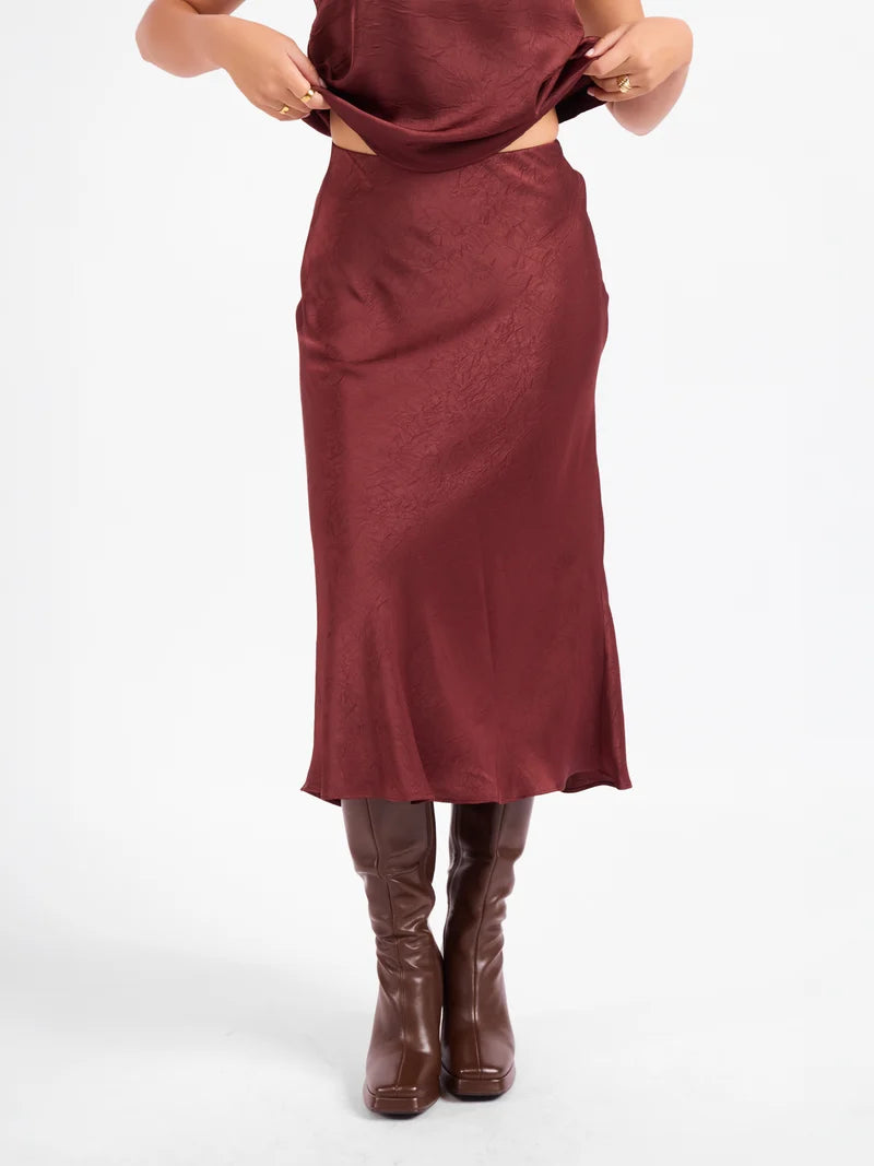 CEREMONY MIDI SKIRT