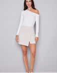 ILTM BEIGE STRIPE SKORT