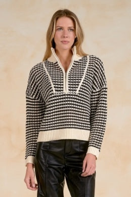 3/4 ZIP SWEATER