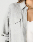 DEX GREY THERMAL BUTTONUP SHIRT