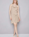 ILTM BEIGE SKIRT W/KNOT