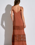 CLAY CROCHE MAXI W/SPAG STRAPS