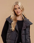 BLACK PUFFER VEST