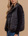 BLACK PUFFER VEST