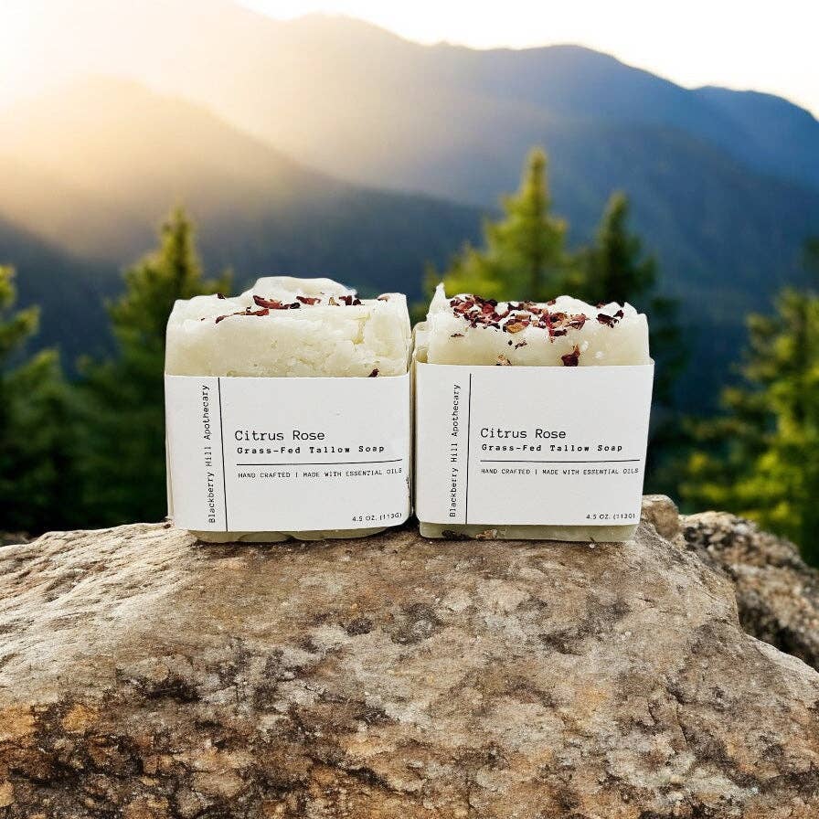 Blackberry Hill's Grass-Fed Tallow Soap: Eucalyptus &amp; Tea Tree