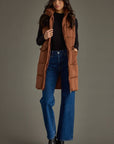 Brown Long Vest