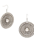 Handmade Pewter Earring - 4655