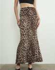 AARON & AMBER LEOPARD SKIRT