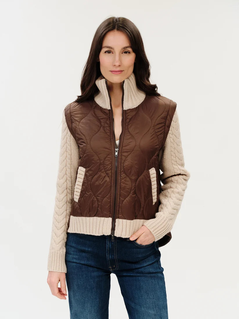MELANIE-MIXED MEDIA JACKET