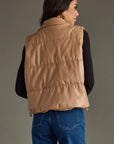 Tan Leather Vest