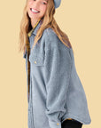 LAMIEL CLOUD FAUX SUEDE JACKET