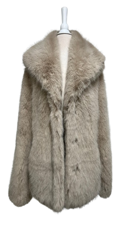 FC0171: The Celeste Fur Coat: Coffee / S
