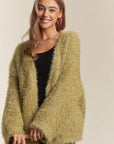 LUREXD FUZZY SWEATER CARDIGAN