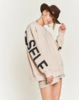 BE YOURSELF SWEATSHIRT/BEIGE