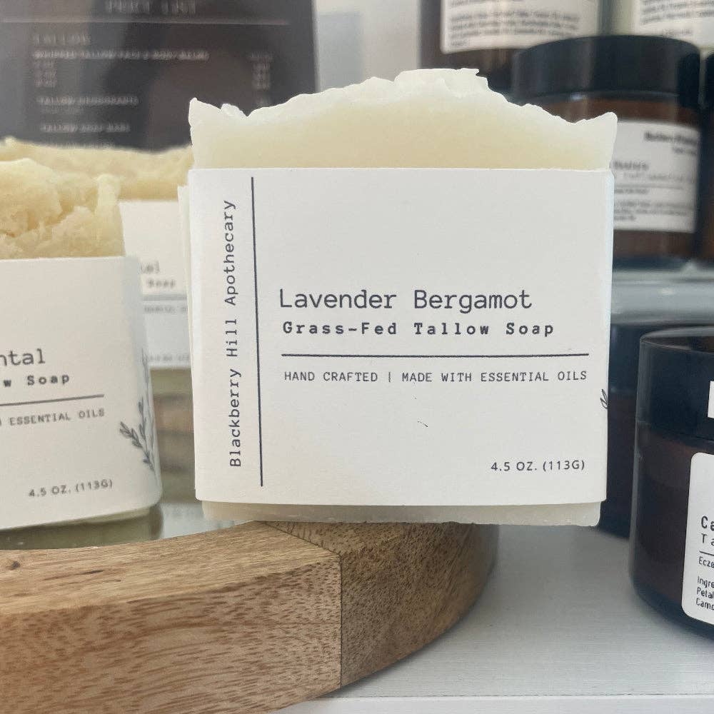 Blackberry Hill's Grass-Fed Tallow Soap: Eucalyptus &amp; Tea Tree