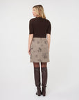 ESQUALO SHORT SLEEVE SWEATER W/SEAM DETAIL