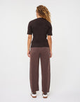 ESQUALO SHORT SLEEVE SWEATER W/STONE DETAIL