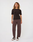ESQUALO SHORT SLEEVE SWEATER W/STONE DETAIL