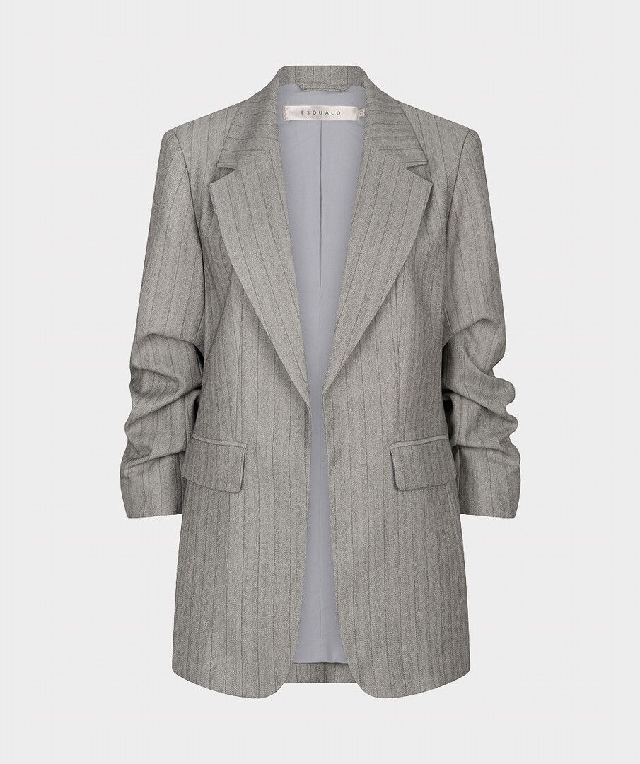 ESQUALO 3/4 SLV HERRINGBONE BLAZER