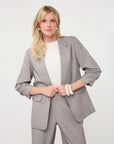 ESQUALO 3/4 SLV HERRINGBONE BLAZER