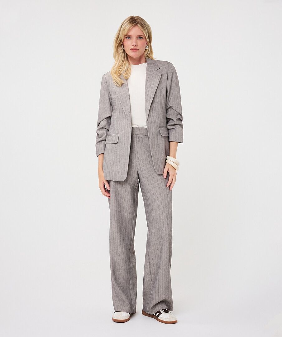 ESQUALO 3/4 SLV HERRINGBONE BLAZER